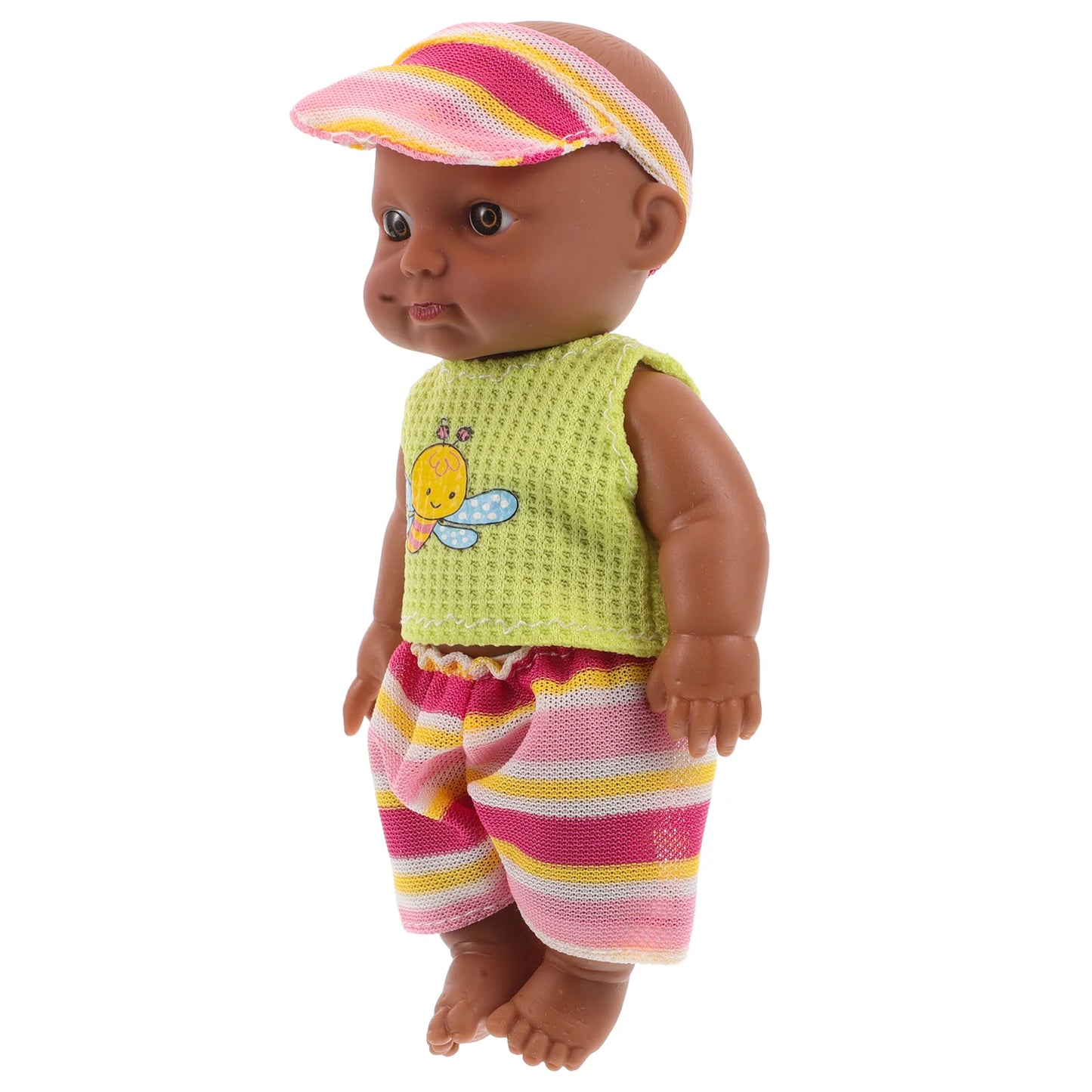 Simulation Baby Reborn Dolls Boy Black Toys Toddler Silicone Full Body Soft Rubber