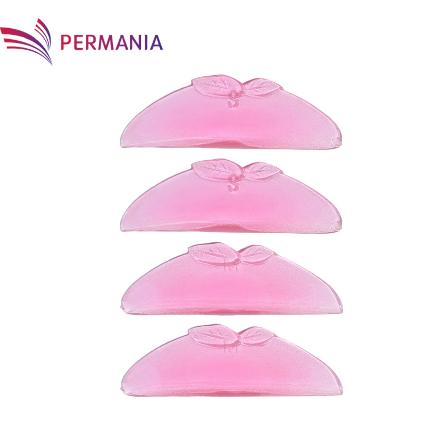 PERMANIA 2 Pairs C Curl Silicone Eyelash Perm Pads Sticky Lashes Rod Shield Lifting 3D Eyelash Curler Accessories Makeup Tool