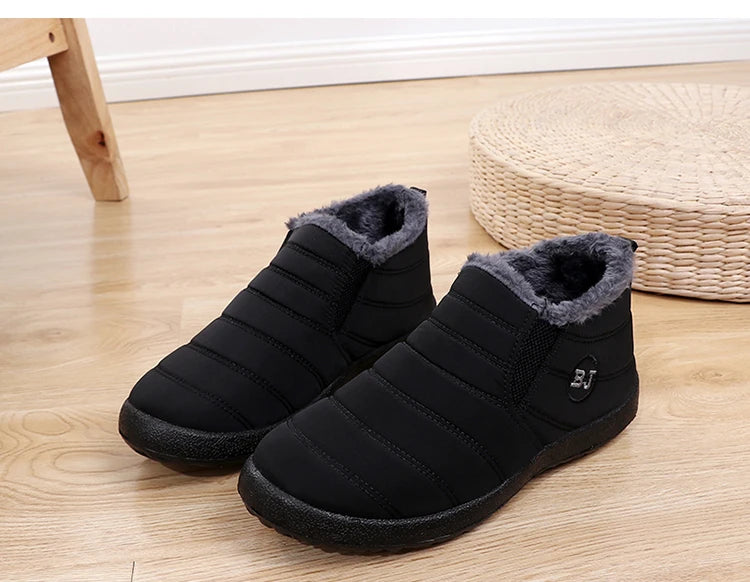 Fashion Men's Snow Boots Ankle High Keep Warm Shoes for Cold Winter Waterproof Outdoor Snow Comfortable Men's Work Boots 2026