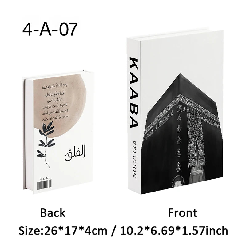 Islamic Church Writing Culture Fake Books Decorative Coffee Table Decoration Storage Box Bookshelf Bedroom Aesthetic Home Decor