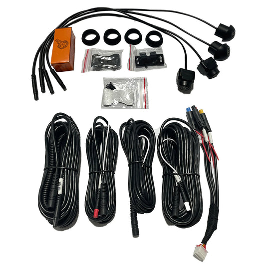 Universal 3D Bird View 360 Panoramic Camera  AHD 1080P /720P Rear / Front / Left / Right Accessorie For Car Android Radio