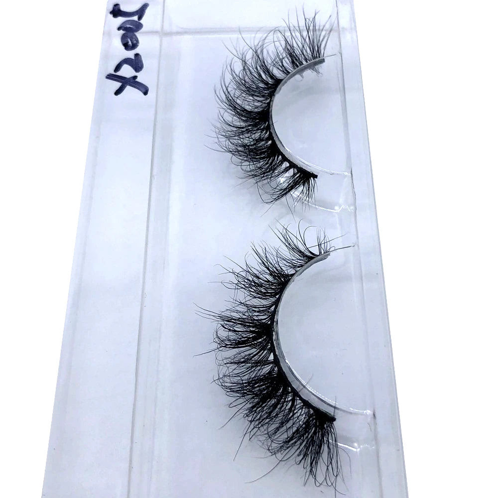 New Dropshipping natural wispy volume 3d mink lashes makeup eyelashes false lashes mink eyelashes with soft band