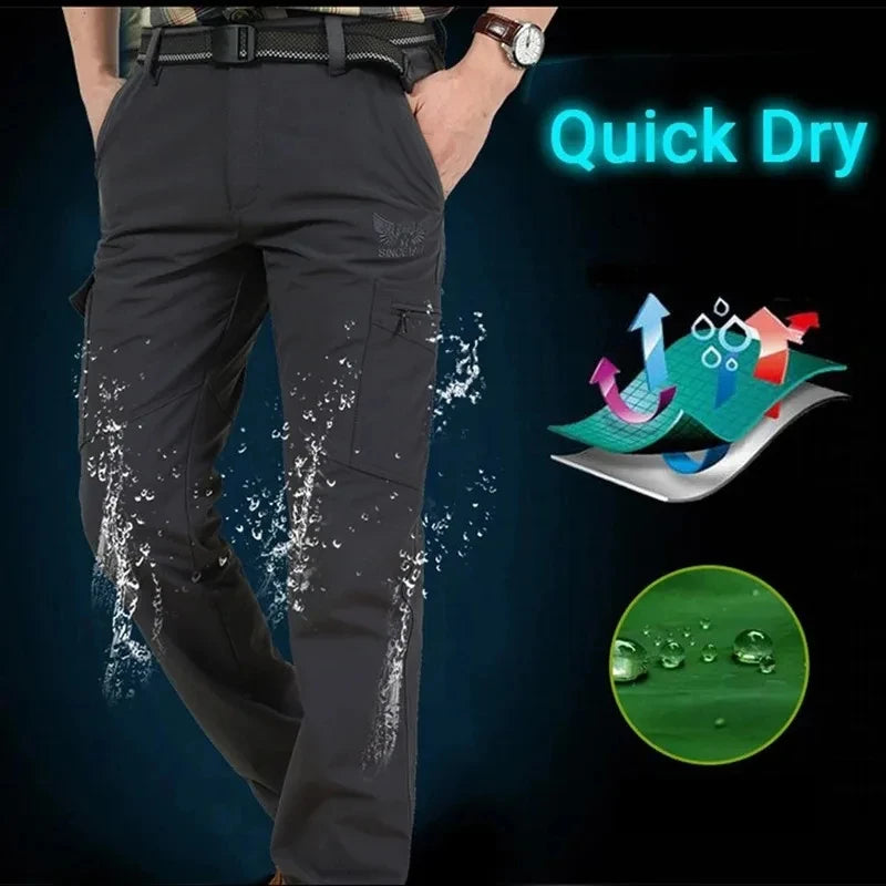Men's Casual Fashion Trend Casual Pants Urban City Commuter Pants Military Tactical Multi-Pocket Sports Workwear Pants
