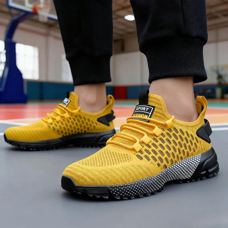 Men's Running Shoes 2025 Mens Sneakers Shoes Fashionable Outdoor Anti Slip Casual Walking Shoes Designer Thick Soled Platform