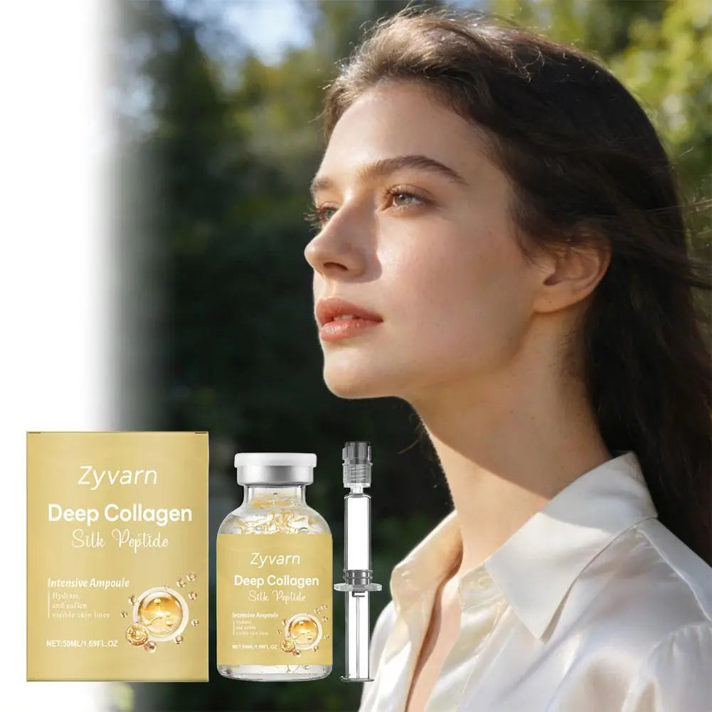Multi Effect Care Ampoule Essence Collagen Silk Peptide Skin Brightening Essence Moisturizing & Repairing Essence Skin Care