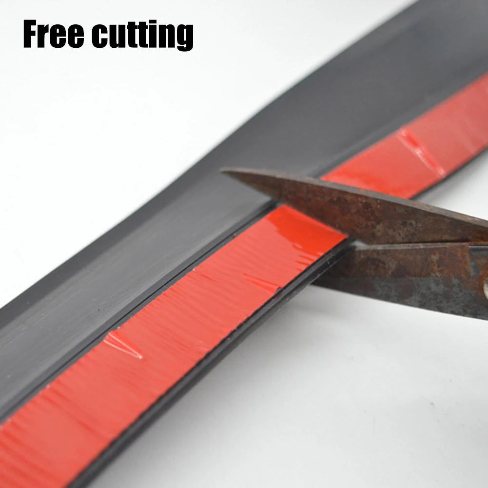 For Garage Doors Dust And Water Barrier 5M Door Frame Strip Garage Maintenance White Easy Installation Sealing Strip Appliance