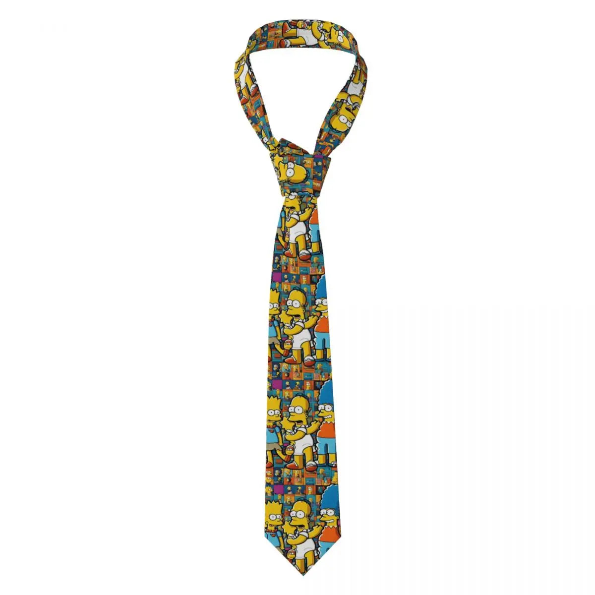 Personalized The S-Simpsones Homer Neck Ties Men Formal Silk Wedding Neckties