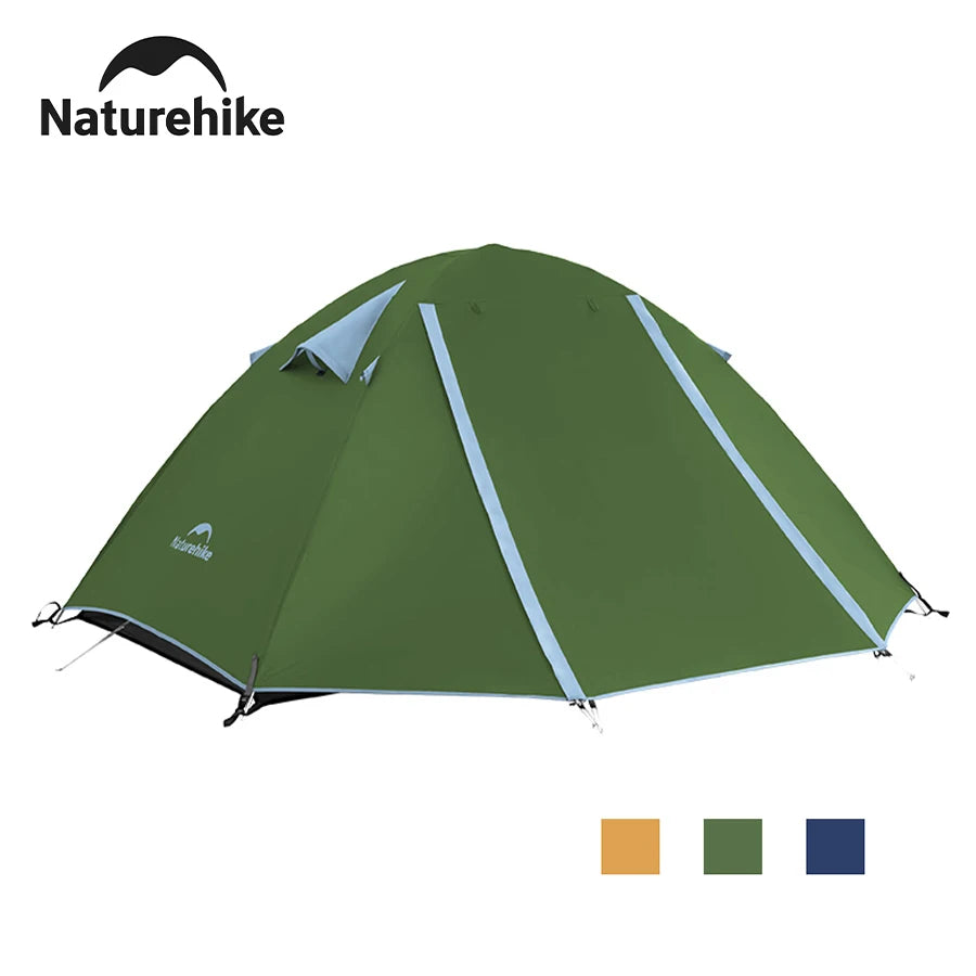 Naturehike  2026 Tents 2-3 People Bleik  Outdoor Hiking Mountain Camping Tent Travel 210T Polyester Waterproof Sunshade Shelter