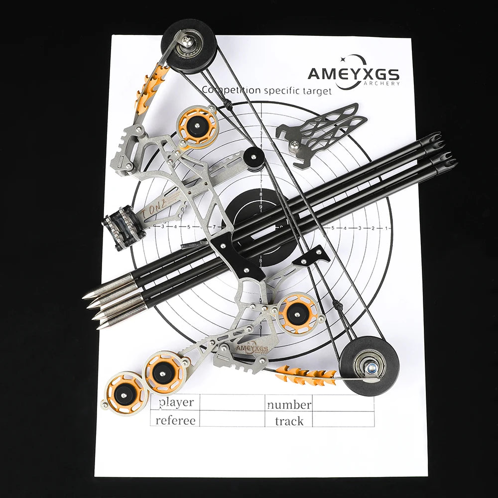 Archery Compound Bow 10lbs/12lbs/16lbs/15-32lbs High-Elastic Steel Limbs Suitable Beginners Target Shooting Outdoor Practice