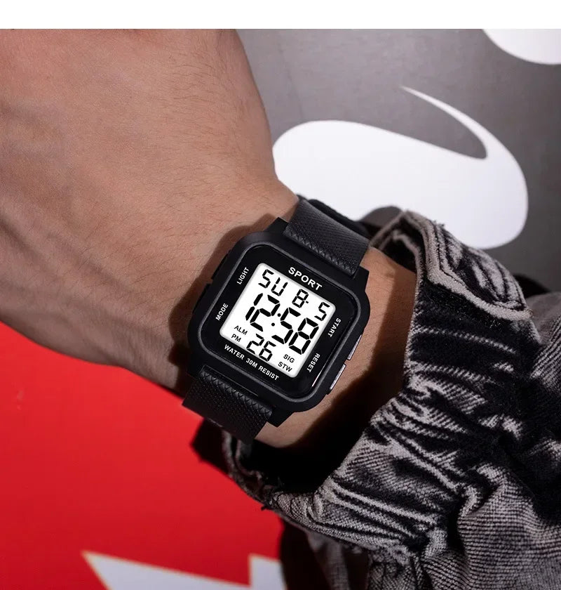 Sports Watches for Men Electronic Watch Digital Retro Style Clock Men Male Reloj Hombre Students Sports Watch Relogio Masculino