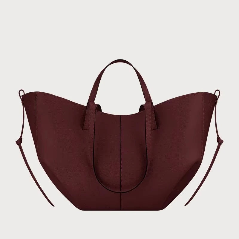 Ladies' fashionable large capacity wing shaped single shoulder handbag, suitable for commuting and shopping