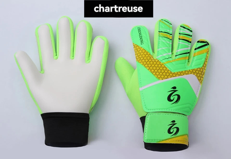 Loogdeel Football Goalkeeper Gloves Finger Protect Thickened Anti-slip Wear-resistant Adult Child Soccer Training Sports Gloves