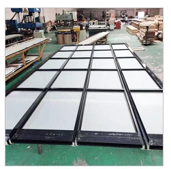 Double Glazed Insulated Garage Door,Automatic Aluminum Glass Transparent Electric Garage Door