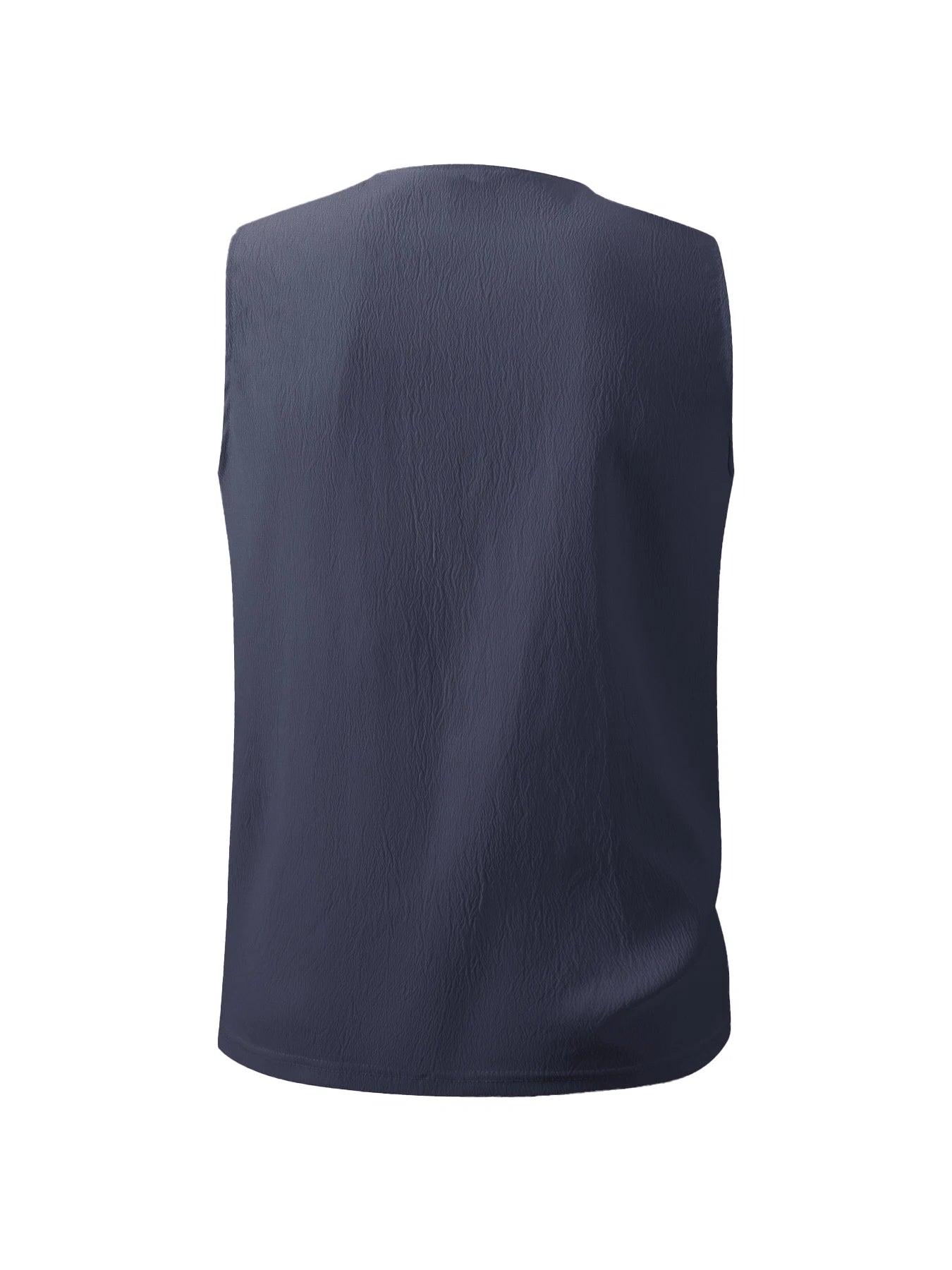 Summer Mens Tank Tops Vest Casual Comfortable breathable Sleeveless Shirts Loose Lace Up O-Neck Tops Streetwear