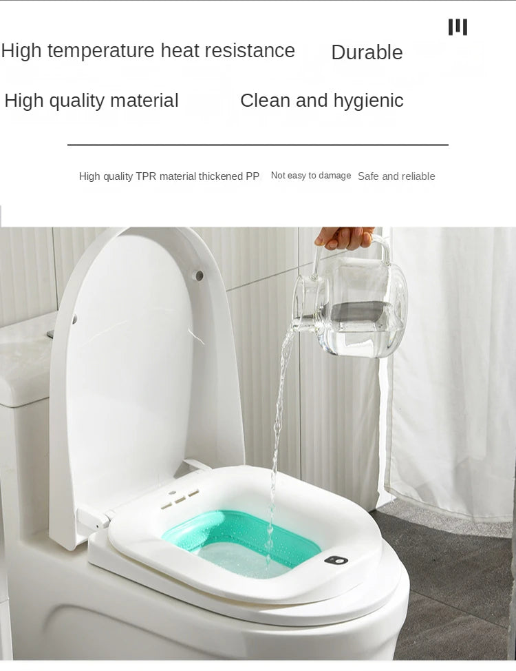 Electric Bidet Massage Hemorrhoids Care Wash Ass Fumigation Medicine Tub Elderly Pregnant Women Maternity Confinement Basin