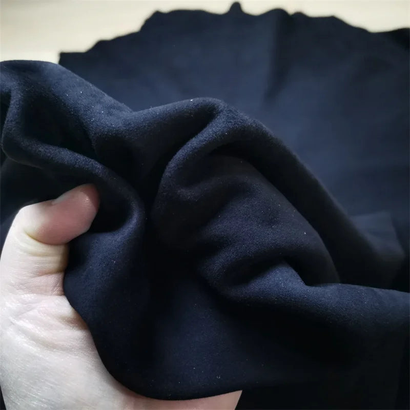 1mm Brown Black Sheep Suede .Top Leather.Real Leather Fabric.Handmade DIY For Clothes Inside.Package Edge.Whole Sheepskin