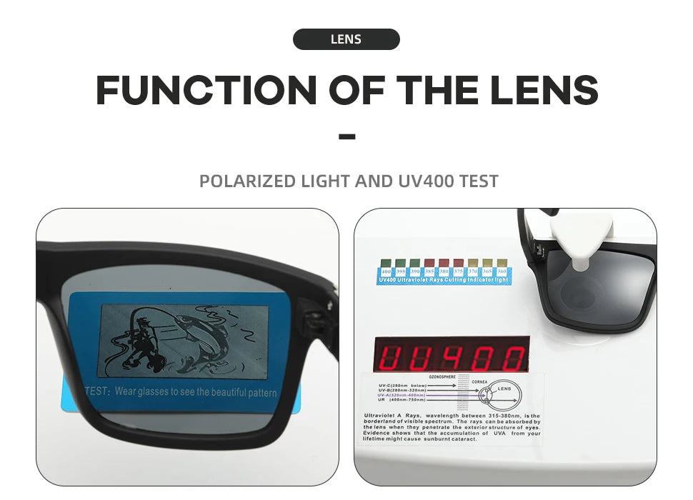 Classic Polarized Sunglasses Men Women UV400 Sun Glasses Fishing Goggles Outdoor Sport Eyewear