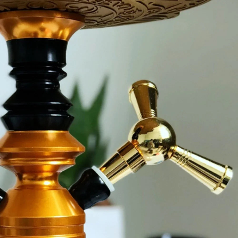 CRUSHER One-to-Two Shisha Hose Connection Joint Hookah Pipe Adapter Bifurcate Sheesha Cachimbas Narguile Chicha Accessories