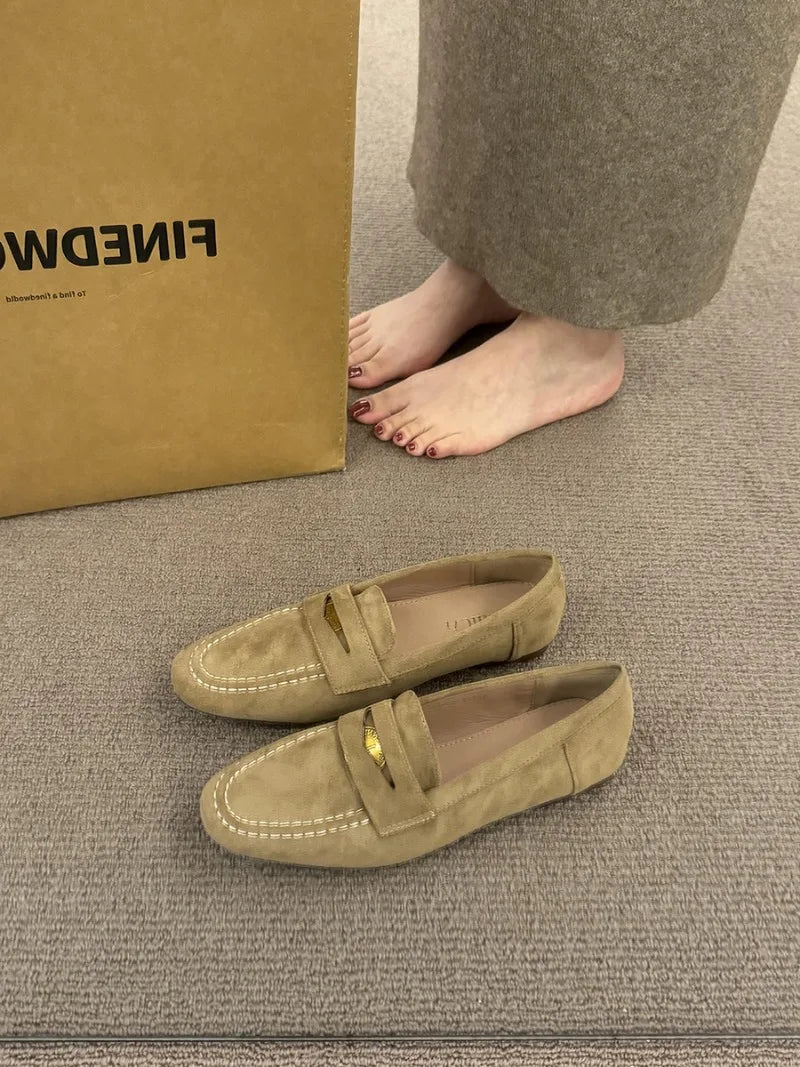 2026 New Flat Bottom Shoes Women's Lightweight and comfortable high-quality single shoes Casual Shoes Autumn Fashion