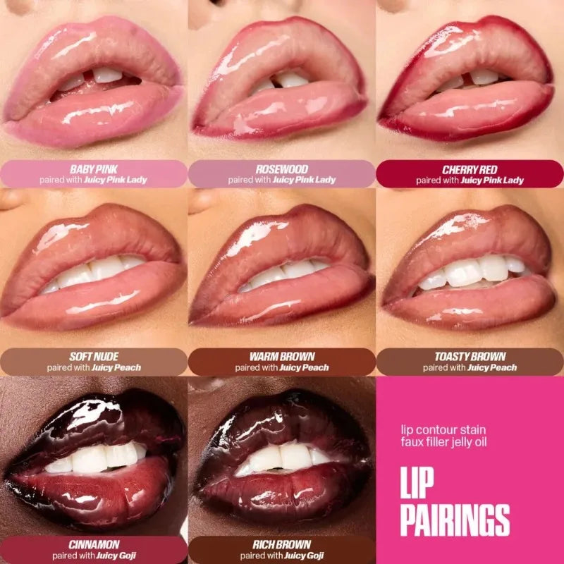 Matte Velvet Lipliner Pencil Red Nude Contour Tint Lipstick Waterproof Lasting Non-stick Cup Moisturising Lip Contour Pen Makeup