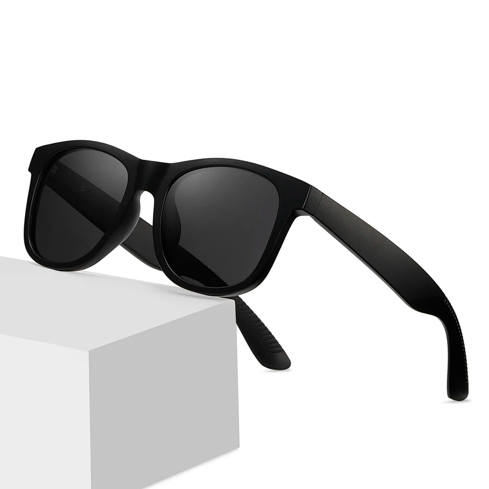 Peekaboo outdoor polarized sunglasses fashion men driving square sun glasses uv400 male travel accessories 2025 brown green