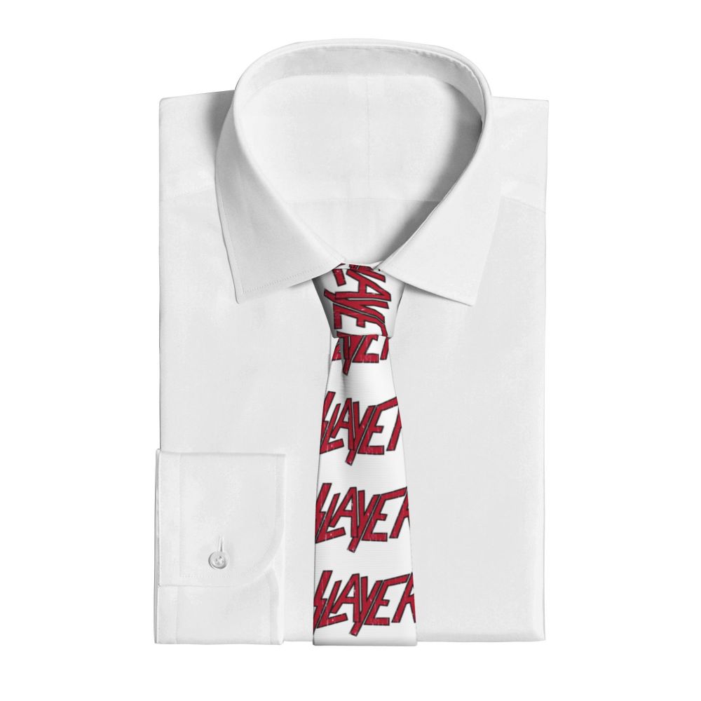 Slipknots Neckties Men's Customized Silk Heavy Metal Rock Music Gift Neck Tie for Office