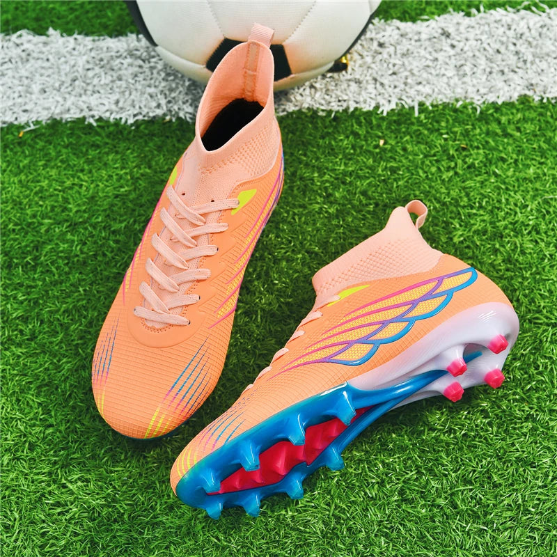 Professional Football Boots Man  Outdoor Sports Sneakers Soccer Shoes Adult's Society Football Cleat Ultralight Training Soccer