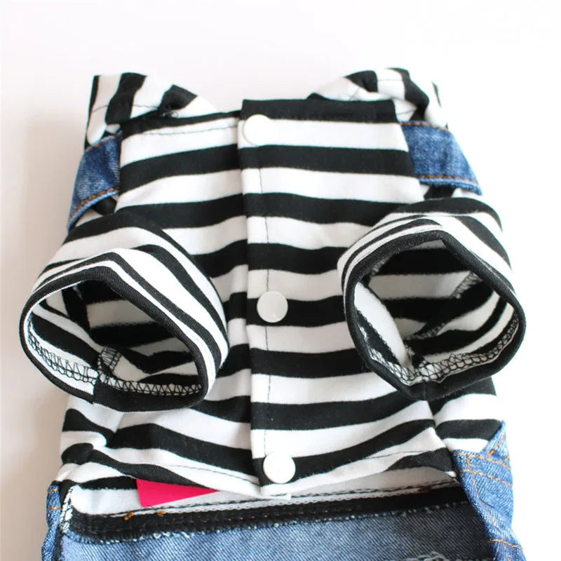 Denim Skirt for Dogs and Cats, Cotton Clothes for Small Dogs, Puppy Hoodie, Skirt for Spring, Chihuahua, Yorkie Outfit