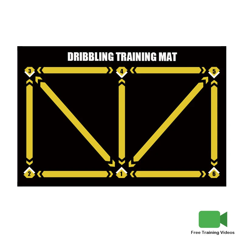Football Training Mat Foldable Rug Dribbling Futbol Voetbal Training Mats Carpet Kids Soccer Indoor Equipment Durable Non Slip