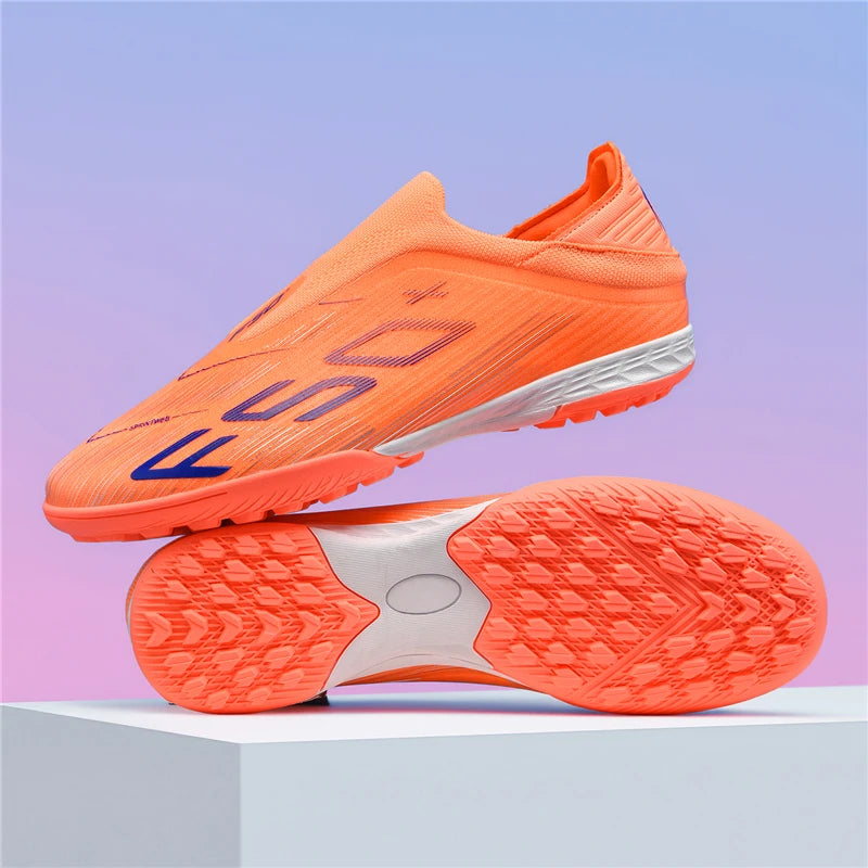 New Men's Football Boots Turf Comfortable Soccer Shoes Sport Ultralight Fg Grass Cleats Futsal Non Slip Indoor Adult Non-Slip