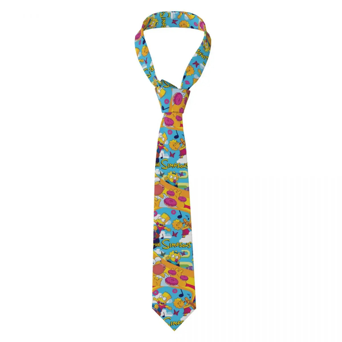 Personalized The S-Simpsones Homer Neck Ties Men Formal Silk Wedding Neckties