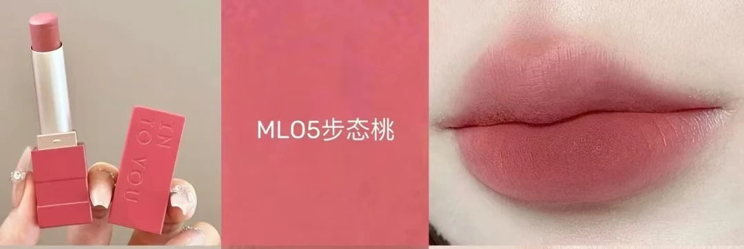INTO YOU Matte Velvet Lipstick Easy To Wear Silky Smooth Long Lasting Whitening Lips Beauty Makeup