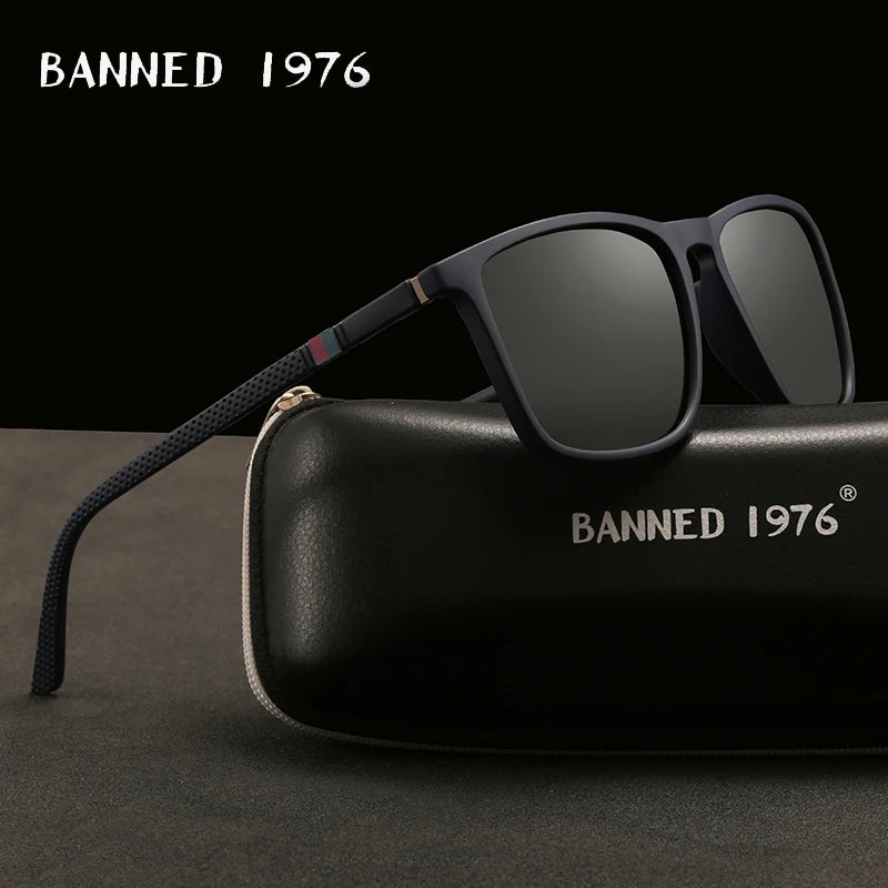 2021 Latest  HD Polarized Sunglasses Men Square Driving Shades Male Vintage Sun Glasses For Men Women Mirror Summer UV400 Oculos