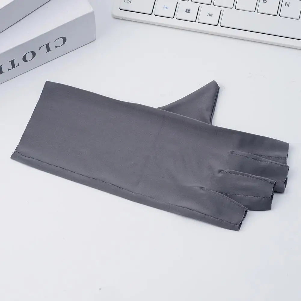 Women Sunscreen Gloves Fingerless Gloves Summer Sunscreen UV Protection Multicolor Gloves Woman Driving Glove Female Touchscreen