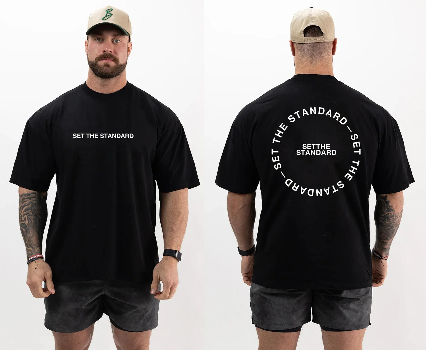 2025100% pure cotton T-shirt fitness men's T-shirt clothing summer exercise basketball high-quality Cbum top T-shirt