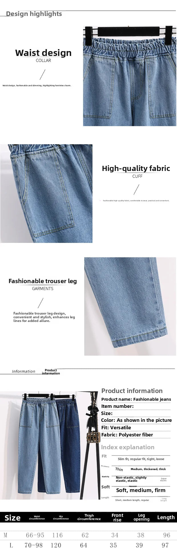 plus Size Denim Trousers High Waist Straight Leg Women's Spring Faion Slimming Long Pants Casual Harajuku Sle Jeans