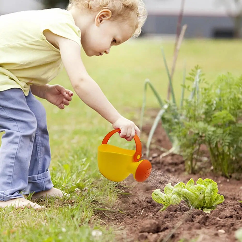 Watering Can Toys Educational Mini Watering Can for Garden Beach Indoor Outdoor Plants Watering Tools to Enhance Hand-Eye