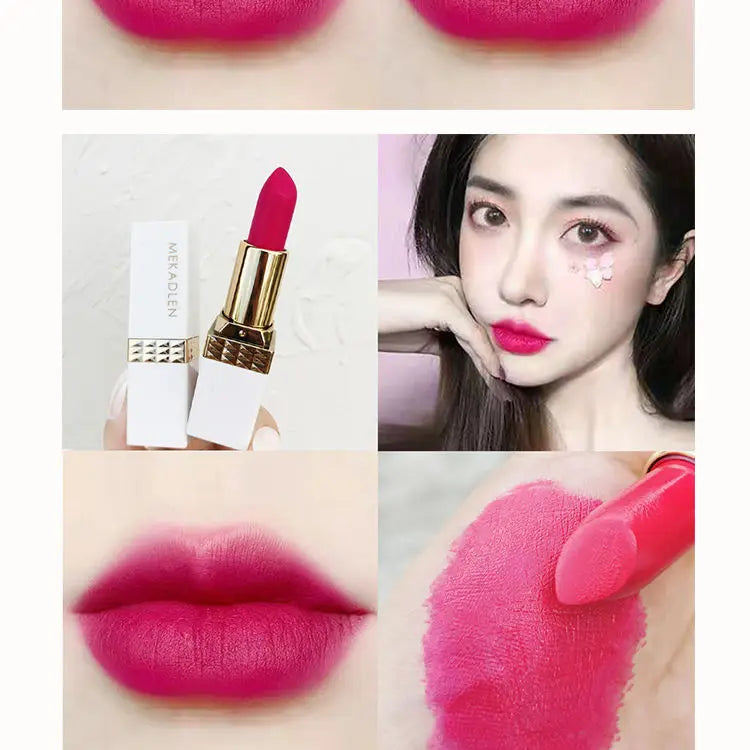 Lavender Purple Lipstick Rose Purple Grape Purple Rose Red Lipstick  Pink Makeup Cosmetic