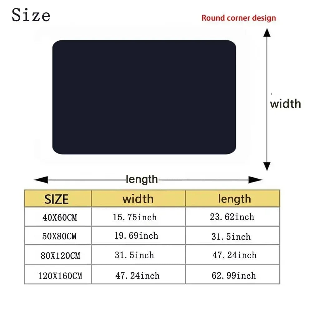Carpet for Kitchen Pvc Floor Mat Large Size Waterproof Non-slip Carpets Leather Anti-oil Foot Mats Retro Home Decoration Rug