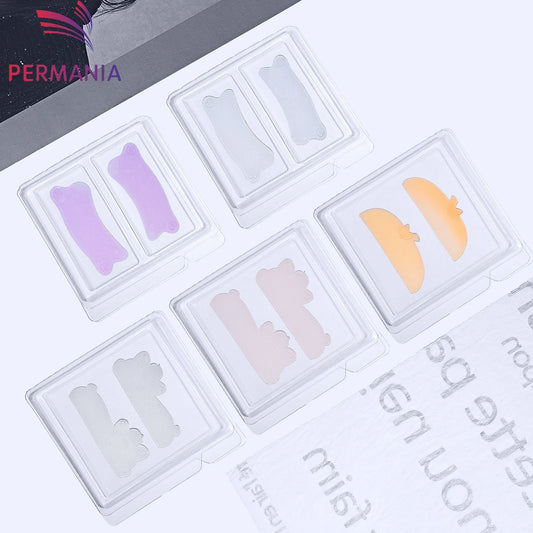 PERMANIA Different Shape Lash Perm Pads Softening Lifting Lashes Rod Shield Self-Adhesive Eyelash Curler Accessories Beauty Tool