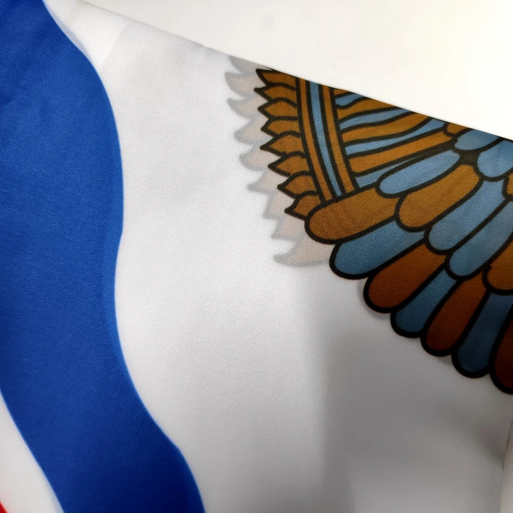 Islamic flag of the Assyria of Aramean-Syriac, chalk, 90x150cm, polyester hanging for indoor and outdoor decoration