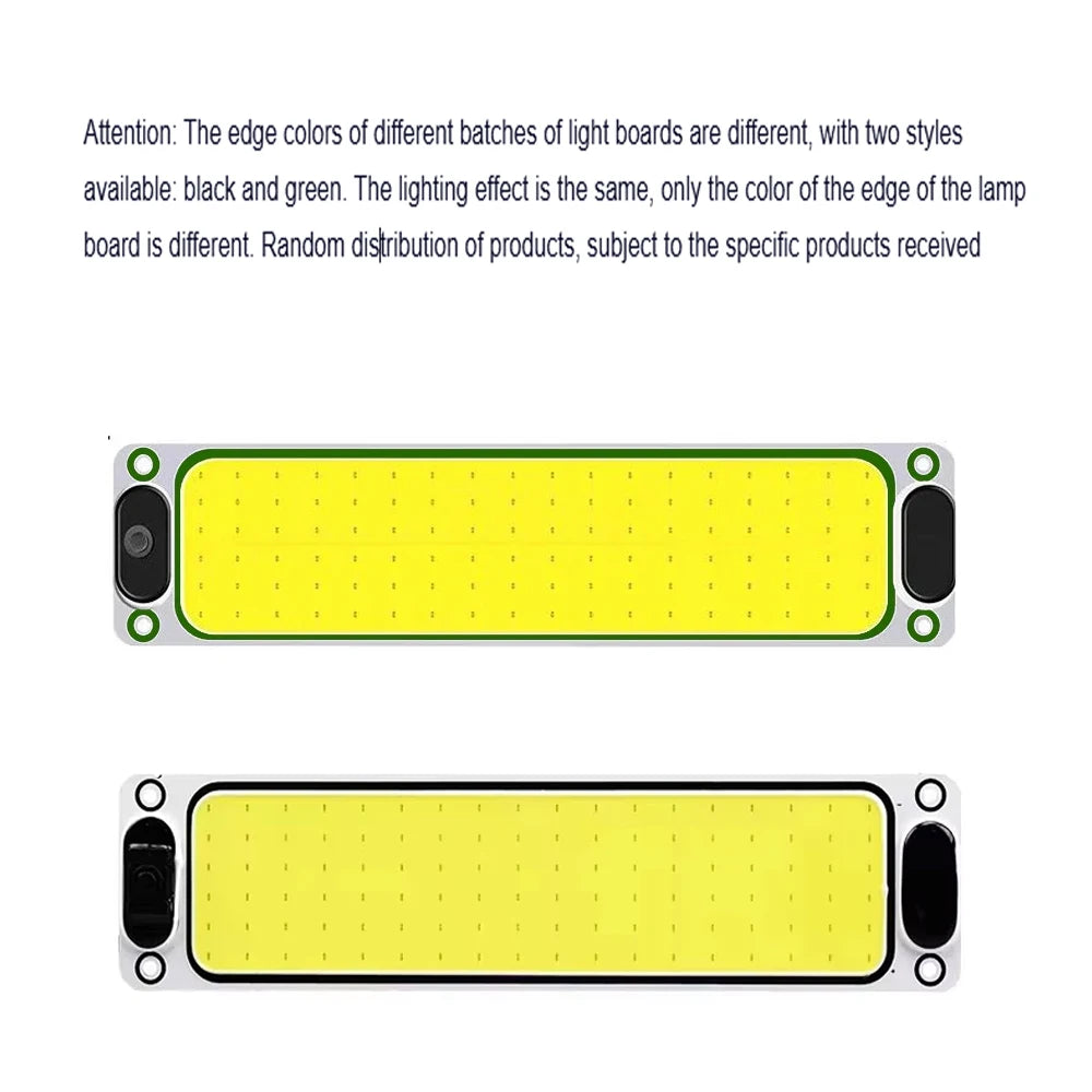 LED 12-24V Car Reading LED Night Strip Light Interior Light Ceiling Lamp with On Off Switch for Van Lorry Truck Camper Boat