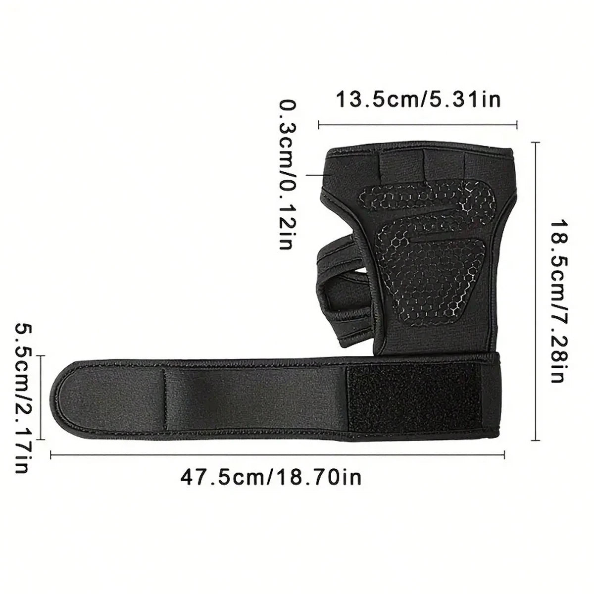 Workout Gloves for Men Women, Weight Lifting Gym Gloves with Wrist Support, Non-Slip Palm Protection for Fitness Training