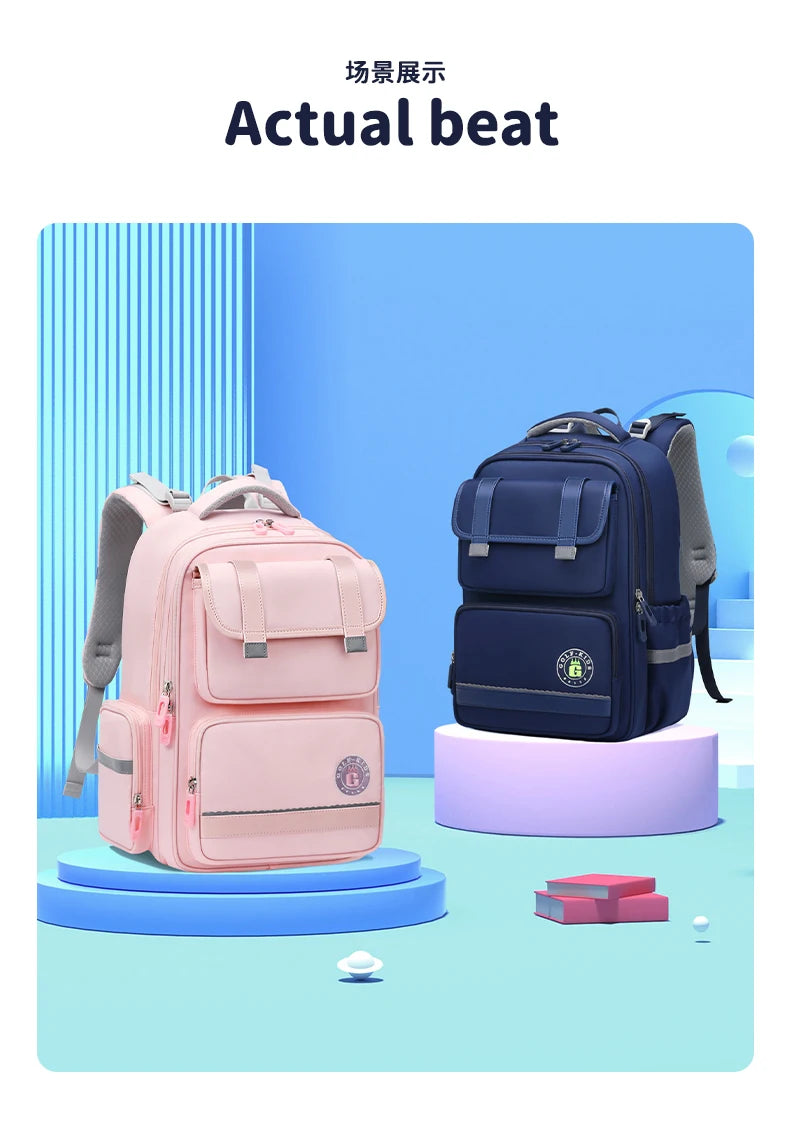 GOLF Primary School Bags for Girls Pink School Backpacks 9 to 10 Years Bookbags Kids Orthopedic Backpack Grade 1 to 4 Boys 2025