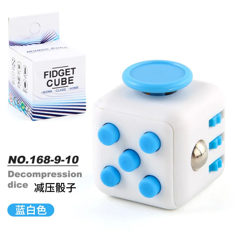 Fidget Toys Decompression Dice for Autism Adhd Anxiety Relieve Adult Kids Stress Relief Anti-Stress Fingertip Toys