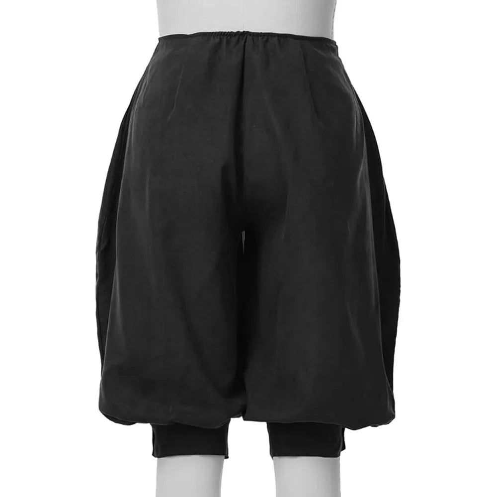 Pirate Pants Women Medieval Renaissance Viking Cosplay Costume Loose Pants Horseman Peasant Castaways Costume Bloomers Trousers