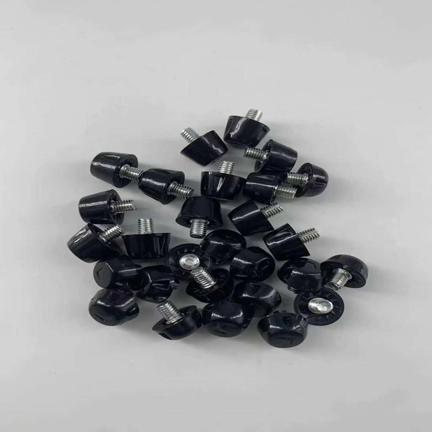 12 Pieces Football Boot Spikes with Wrench Comfortable Non Slip 7mm 10mm M5 Firm Ground Soccer Boot Cleats for Competition