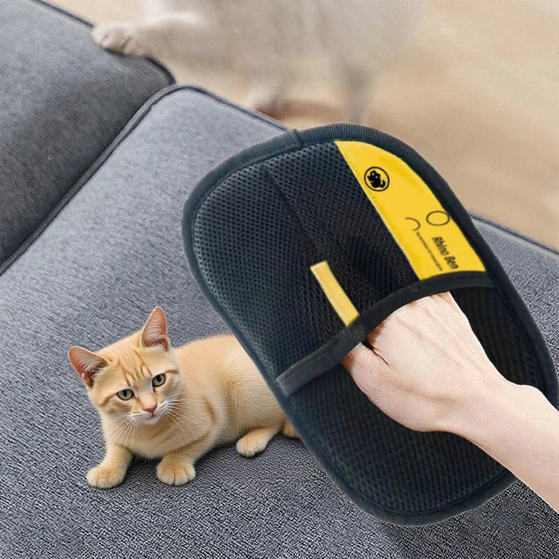 Pet Hair Remover Electrostatic Gloves, 2025 New Pet Hair Removal Glove For Cats & Dogs