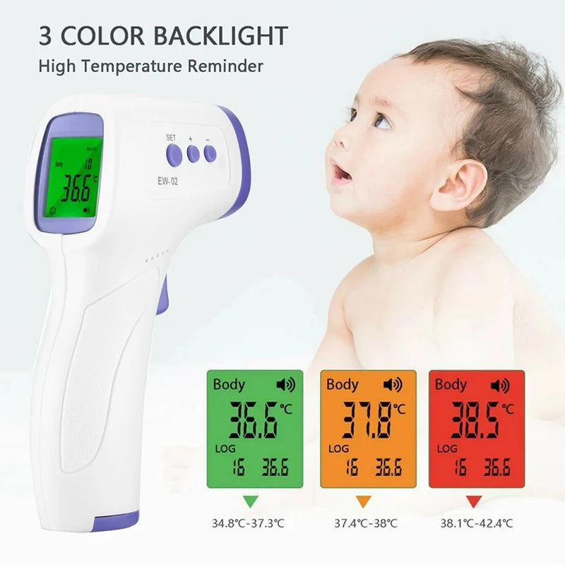 New Digital Thermometer Household Temperature Measurement Medical Non-contact Infrared Laser Temperature Gun Tester-50-500