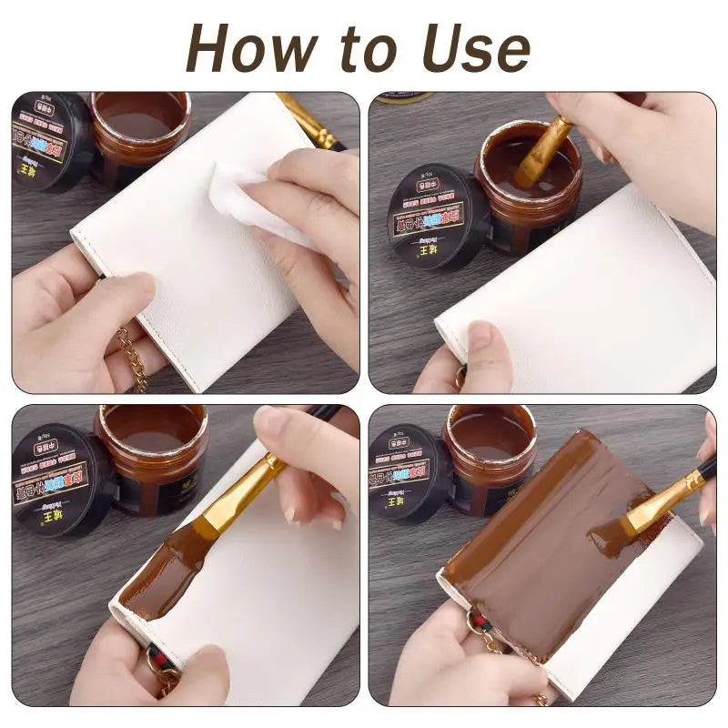 Vegetable Tanned Leather Pigment 50g/Bottle Coloring DIY Leather Crafts Dye Graffiti Used For Vegetable Tanning Material